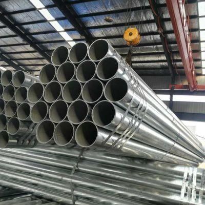 Hot Dipped Galvanized Steel Pipe Hollow Sections Welded Carbon Round Steel Tube