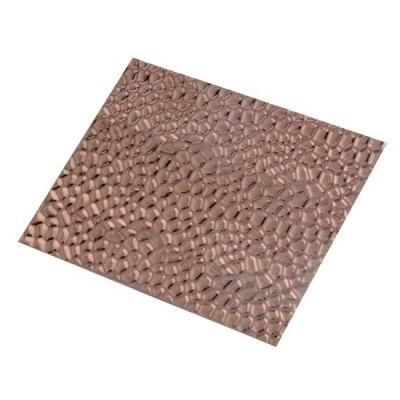 201 304 316 430 Modern Color Mirror Embossed Stainless Steel Decorative Sheet