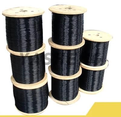 Black PVC Coated Cable Features a 7X7 Construction and Is Available in Diameters Ranging From 1/16&quot; to 1/4&quot;