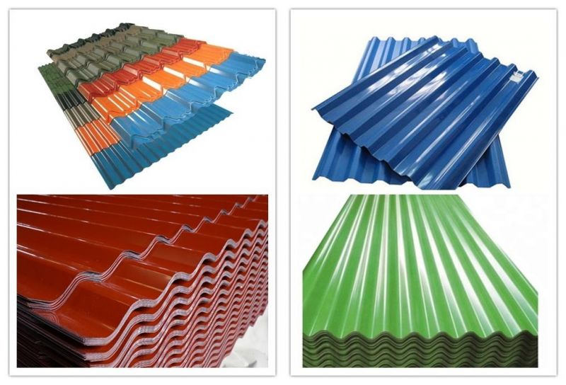 Steel Material PPGI Ral Color Coated Corrugated Roof Sheet