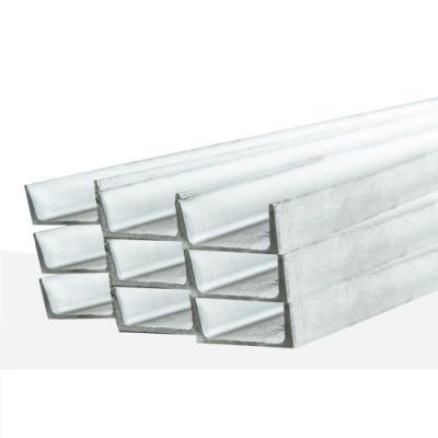 Hot Sale Hot Rolled/Cold 201 304 316 321 Stainless Steel Channel