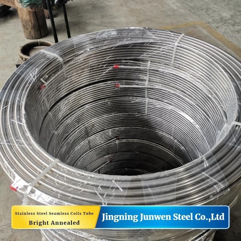 Brilliant Annealed Stainless Steel Seamless Coils Tube