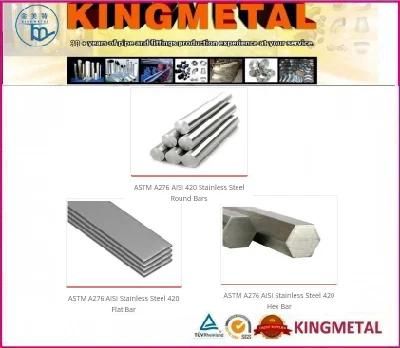 ASTM A276 AISI 420 Stainless Square Bar Round Bar Hex Bar