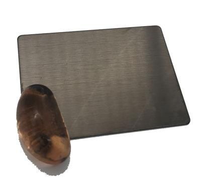 High Quality 201 Super Black Color Coating Satin Finished 1219X3048mm Austenitic Stainless Steel Plate