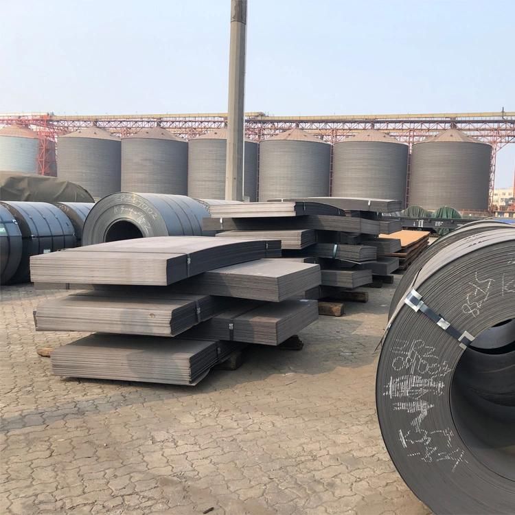 Prime Hot Rolled Alloy Black Iron Steel Sheet in Coils Hr Coil for Structure Fabrication and Pipe