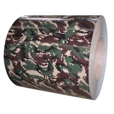 Prepainted Camouflage Grain Colored Galvanized Steel Sheet