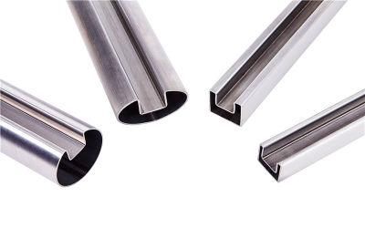 China Manufacturer 304 316 Stainless Steel Flat Oval Tube 6mm Pipe