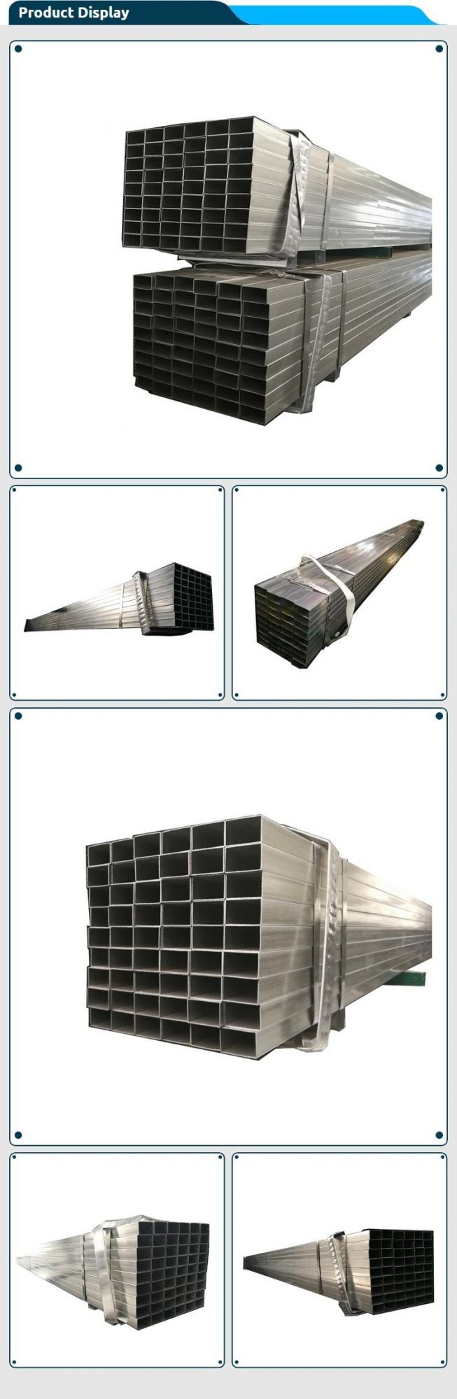 50X100 Hollow Section Q235 Rectangular Black Steel Tube Black Steel Welded Square Steel Tube