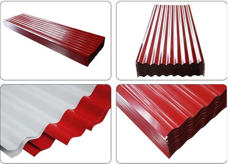 Colorful Surface Treatment Corrugated Sheet High Quality PPGI Roofing for Sale Wave Pre Painted Steel Roof Plate