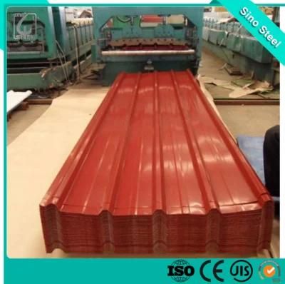 CGCC Z100 Galvanized Corrugated Steel Roofing Sheet with Print Logo