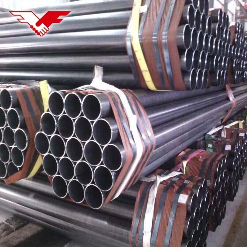 Ms ERW Welded Black Steel Pipe Mild Steel Pipe