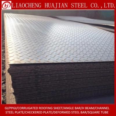 Ss400 Laiwu Steel Chequered Steel Plate Pattern Steel Plate