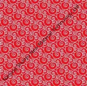 Red Color Pre-Painted Galvanized Steel with Flower Print for Building Decorate