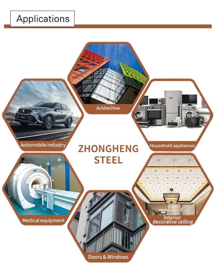 China Mill Factory Manufacture Gi PPGI Galvanized Zinc Coated Galvalume Prepainted Color Coated Steel Coil for Roofing Building Material