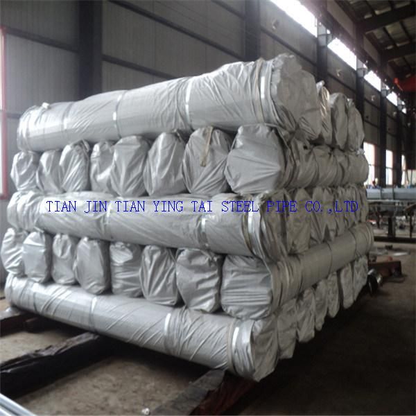 ASTM BS Galvanized Tube Round Hollow Section Galvanized Steel Pipe for Construction