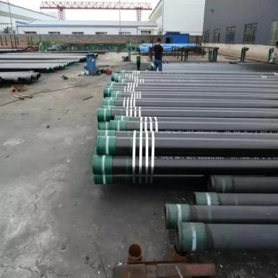 Black API 5L X42r Round Seamless Steel Pipe for Liquids and Gas Use