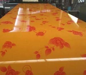 Flower Pattern Design/Prepainted Galvanized Steel Sheet Coil with Good Quality