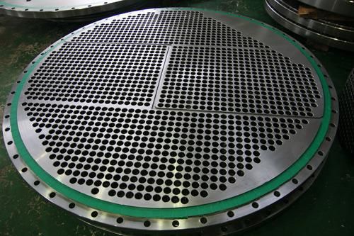 Hastelloy C22 C-22 (Alloy C-22) +ASME SA516.Gr60 Gr.60 Grade 60 ASTM SA-516.Gr70 Gr.70 Bimetallic Clad/Cladding/Cladded Tube Sheets Baffles Plates Tubesheets