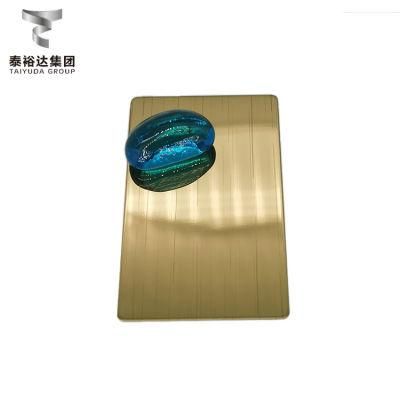 Hot Selling Factory Direct 304 4X8 Black PVD Color Coated Cold Rolled Stainless Steel Sheet for Advertising Nameplate