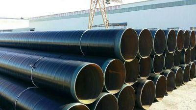 2PE/3PE Anti Corrosion Epoxy Powder Spraying Coating SSAW Spiral Welded Stainless Steel Pipe
