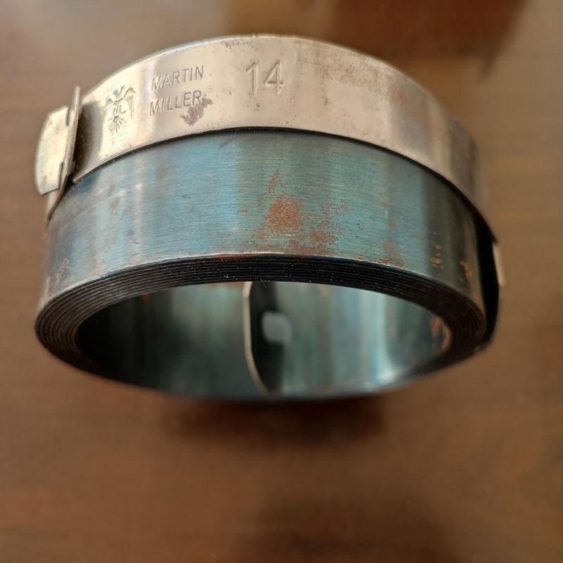 1.6mm X 45mm Shutter Spring Steel Strips 65mn Hardened + Tempered Rounding Edge for Iran