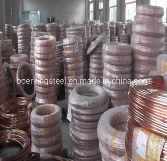 AC Capillary Fin Copper Tube / Pipe /Tubing Coil for Refrigeration