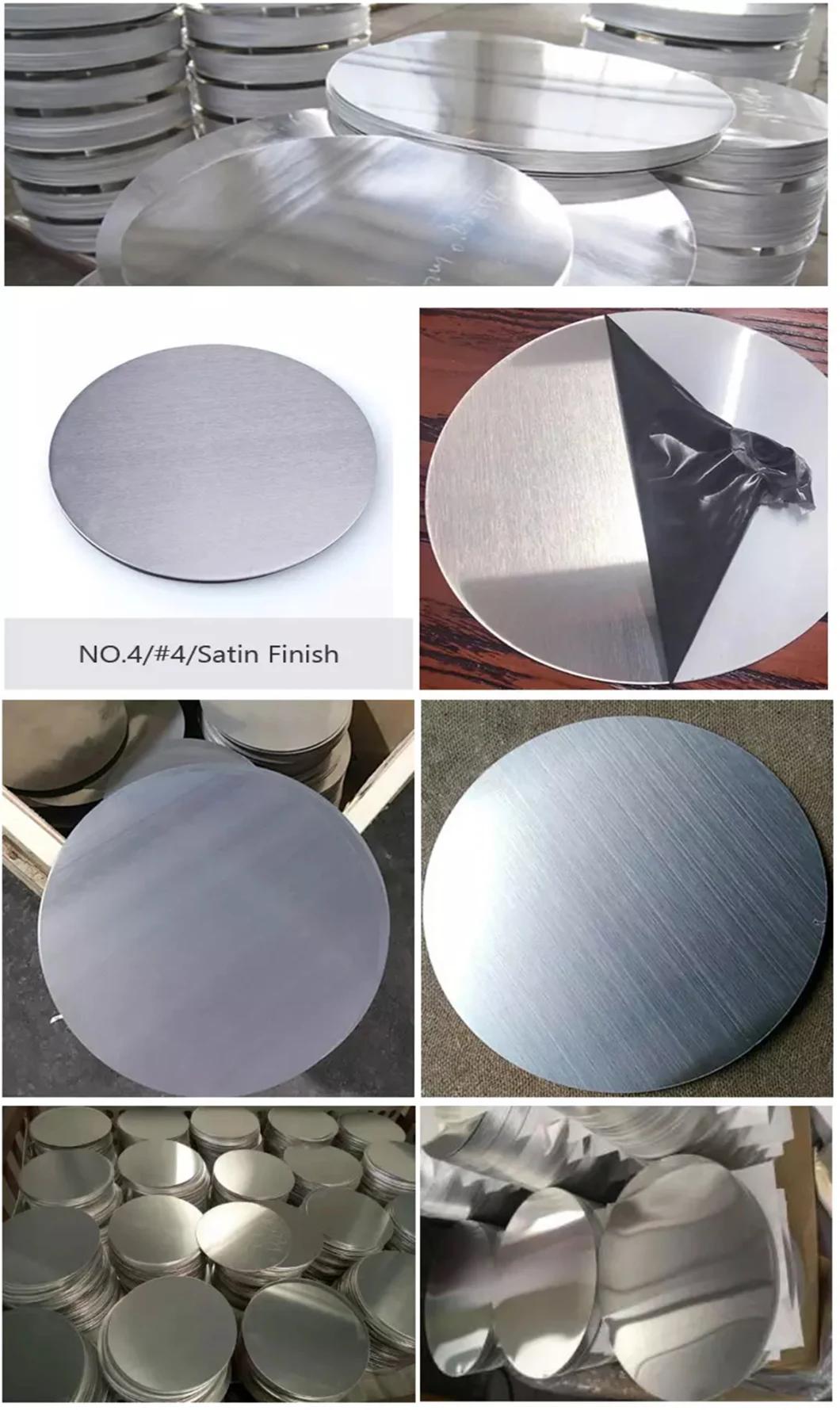 China Round Stainless Steel Plate Mirror 410 410s 430 Stainless Steel Circle