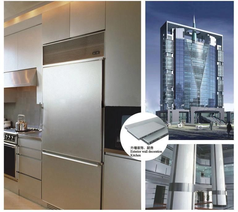 Classic Artistic False Ceiling Designs Stainless Steel Aluminium Honeycomb Sandwich Panel