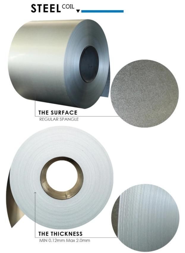 Professional Manufacture Dx51d SGCC Galvanzied Steel Coil