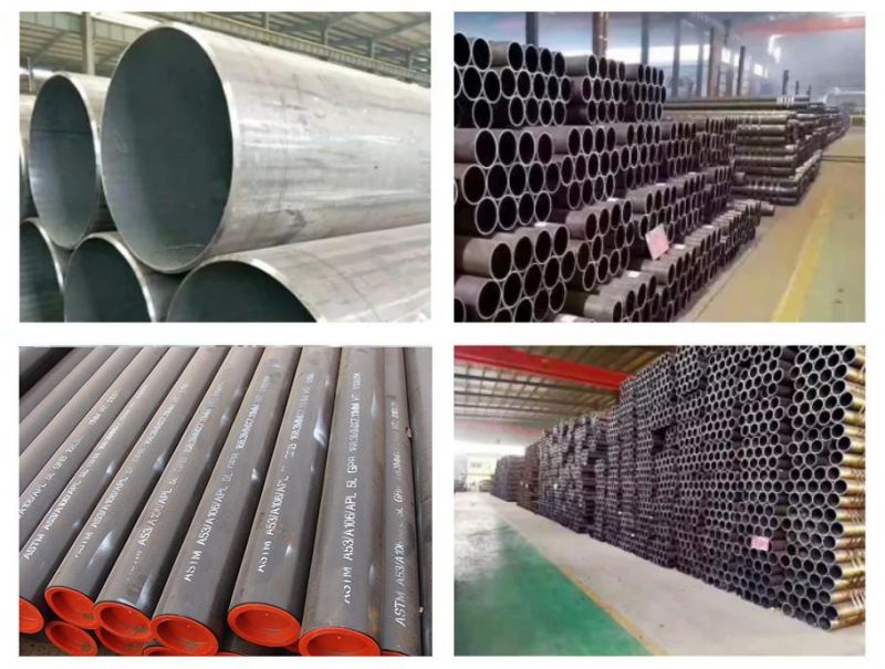 AISI API 5L Petroleum Pipeline Seamless Steel Tube A106 Grade. B Large Outer Diameter Seamless Steel Pipes