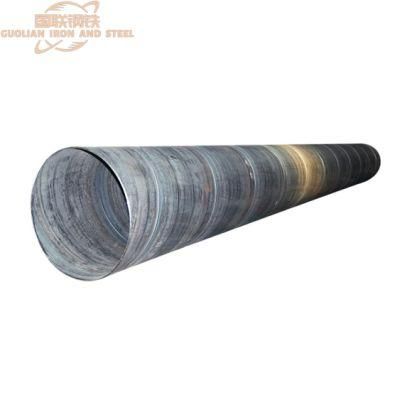 Good Quality Building Material DN200 ERW Spiral Round Steel Welded Pipe for Sale