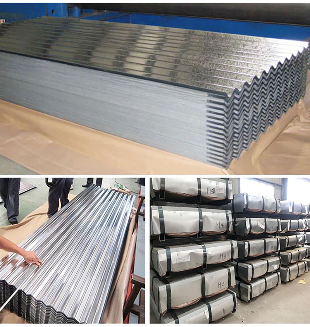 30 Gauge Zinc Gi Corrugated Sheet 850mm Galvanized Roofing Sheet
