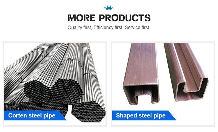 China Supply Q195 Low Carbon Black Steel Hot DIP Square Tube/Rectangular Hollow Tubular Steel Pipe