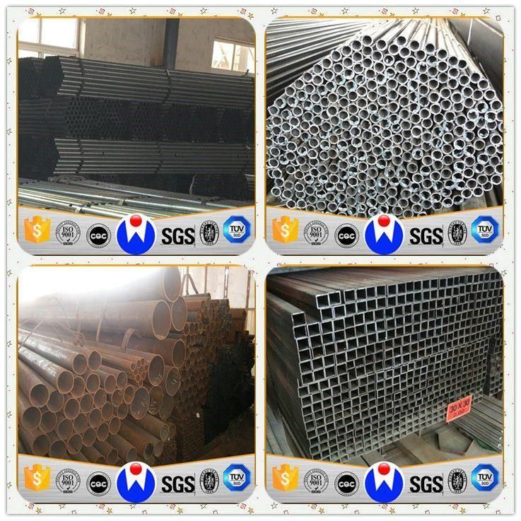 Q235 6 Meter Welded Black Steel Pipe for Scaffolding Use