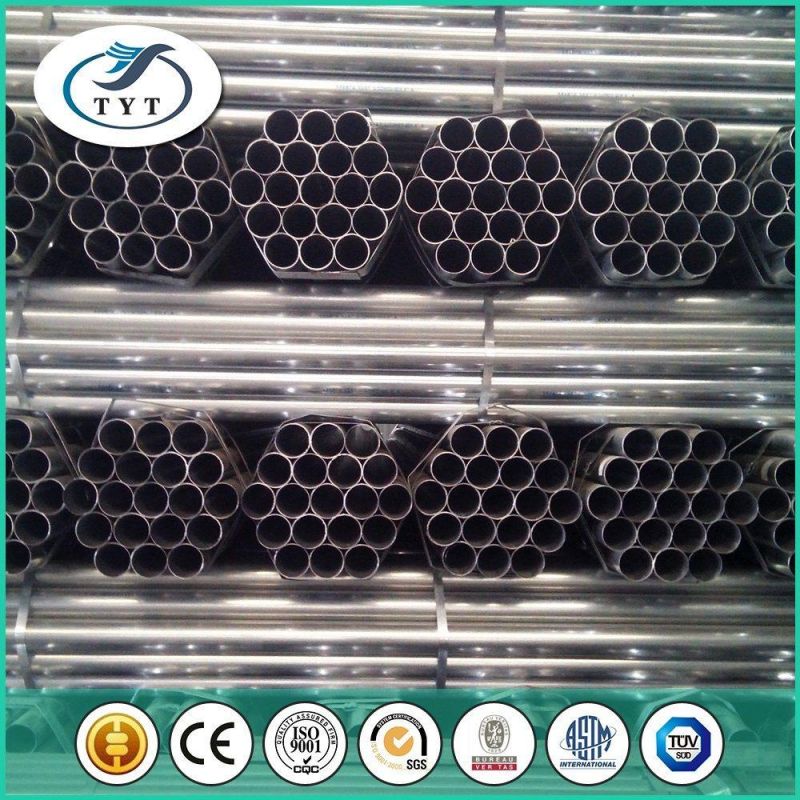 ASTM BS Galvanized Tube Round Hollow Section Galvanized Steel Pipe for Construction