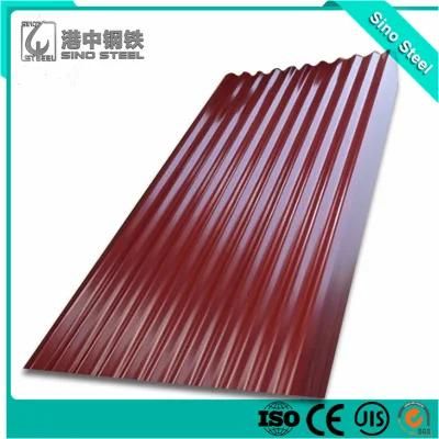 Ral3005 PPGI Prepainted Galvanized Steel Red 900mm Roofing Sheet Manufacturer
