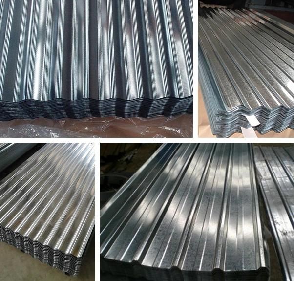 Dx51d Galvanized Corrugated Steel Sheet 0.3mm 0.35mm Roofing Sheet