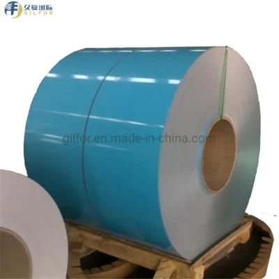 China Building Material PVDF Prepainted Aluminium Steel Coil/Color Coated Aluminum Steel Coil