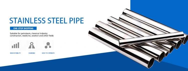 50mm Diameter Stainless Steel Pipe 304 Mirror Polished Stainless Steel Pipes, AISI 304 Seamless Stainless Steel Tube