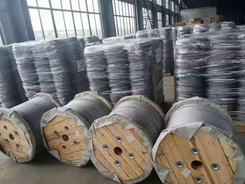 Hot DIP Galvanized Steel Wire Rope for Zlp Suspending Platform 4X26ws 8.3mm Gondola Rope