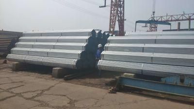 ERW Carbon ASTM A53 Black Iron Pipe Welded Sch40 Steel Pipe for Building Material