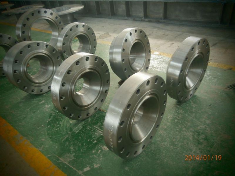 Forging Adaptor Flange with Alloy Steel 4130 According to API 6A
