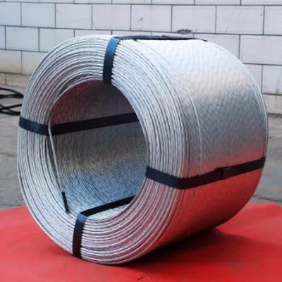 9.53mm 12.70mm 15.24mm PC Steel Wire Gbt5224 Steel Strand PC Strand for Construction
