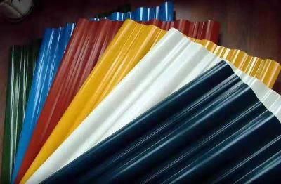 Gauge/0.3mm Exported to Somalia Gi Galvanized Color Corrugated Steel Roofing/Roof Sheet Iron Sheet