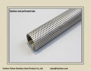 Ss201 54*1.0 mm Exhaust Repair Perforated Stainless Steel Tube