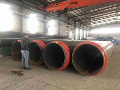 LSAW Welded Steel Tube 56 Inch API 5L 2012-45th Edition X70m Psl2 Steel Line Tube Black Coating Steel Pipe Dia 10-3000mm