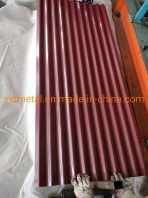 Cheap High Quality Useful CGCC Dx51d PPGI Prepainted Galvanized Color Coated Steel Corrugated Roofing Sheet