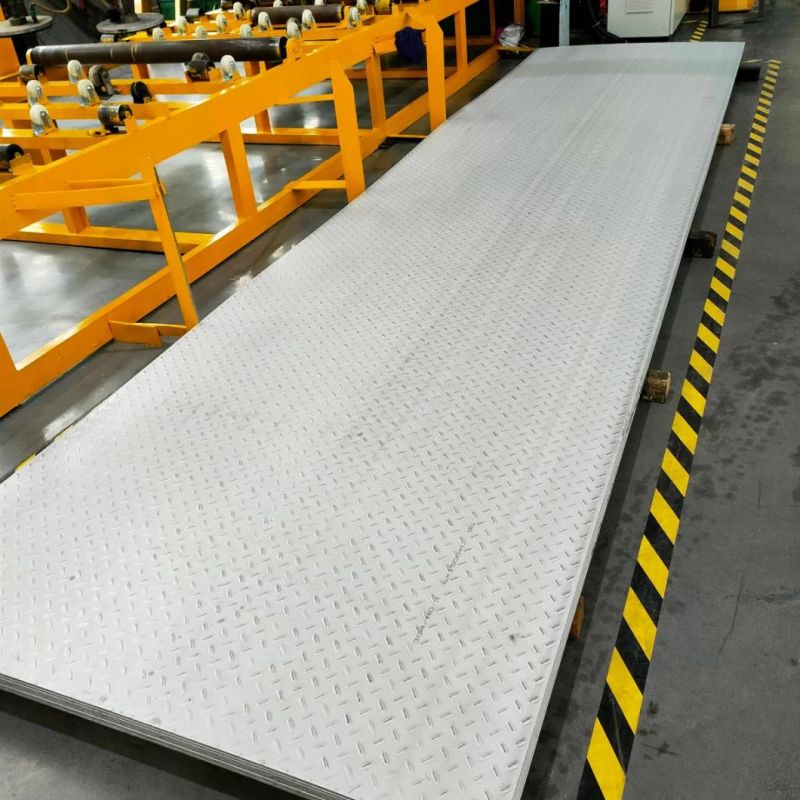 AISI 304, 304L, 316L Hot Rolled Stainless Steel Checker Plate Ss Checker Coil Checker Steel Plate