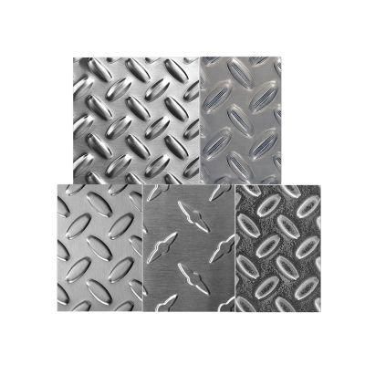 a Large Number of Promotional Embossed Aluminum Plate 1060 3003 5052 5754 Aluminum Alloy Pattern Check Plate