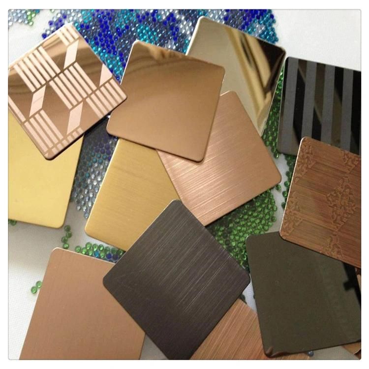 Luxury Colored Stainless Steel Decorative Sheets and Plates